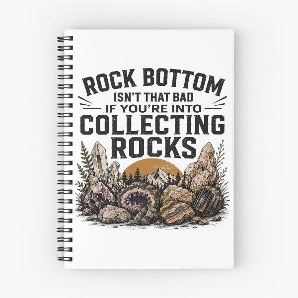 Item preview, Rock Bottom Isn't That Bad Funny Rock Collecting designed and sold by gordonbwyashop.