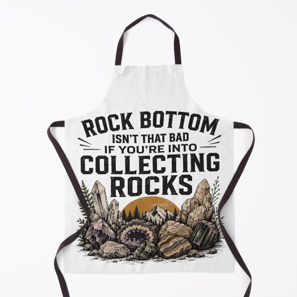 Item preview, Rock Bottom Isn't That Bad Funny Rock Collecting designed and sold by gordonbwyashop.