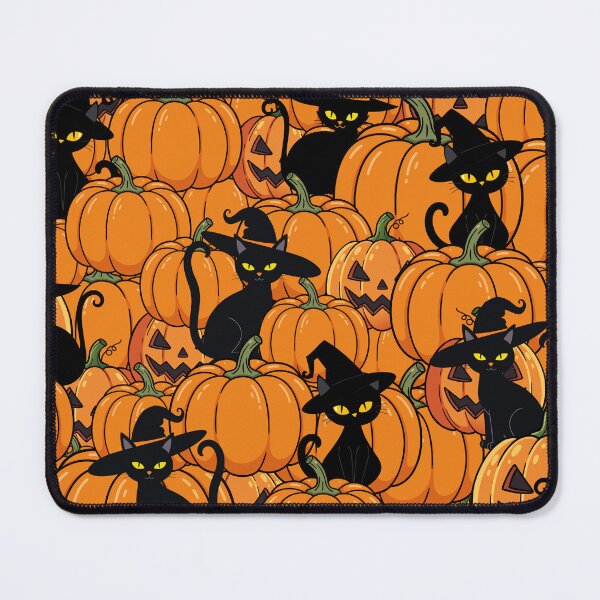 Item preview, Gatos negros y calabazas designed and sold by SilverOutlining.