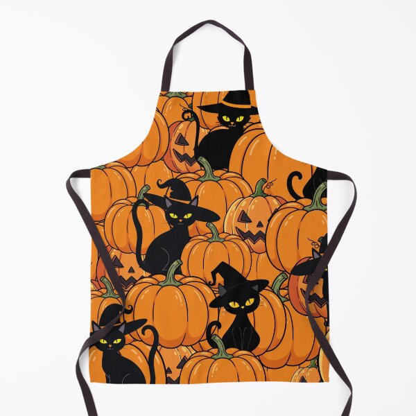 Item preview, Black Cats and Pumkins designed and sold by SilverOutlining.