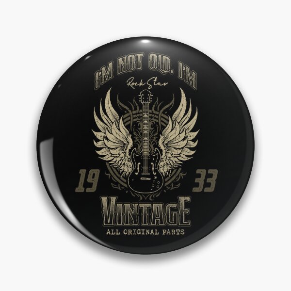 Item preview, I'm Not Old I'm Vintage Retro 1933 Guitar Player designed and sold by JRRTs.