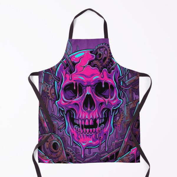Item preview, Industrial Cog Skull Cyber Slime designed and sold by MarCinu Art.