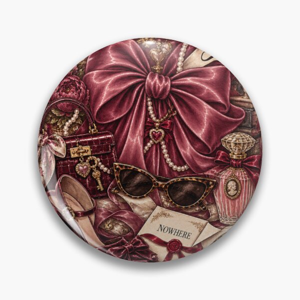 Item preview, Dressed Like I Have Somewhere to Be — Vintage Burgundy Coquette Fashion designed and sold by Pick&Grin.