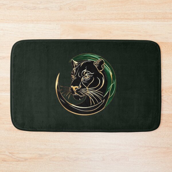 Item preview, Elegant Black Panther & Crescent Moon | Premium Emblem Logo_02 designed and sold by Shift-Bloom.
