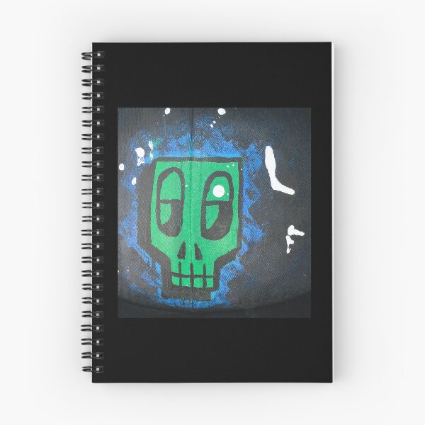 Aperçu de l'œuvre Le masque - Illustration d'un crâne coloré créée et vendue par Graffystyle.