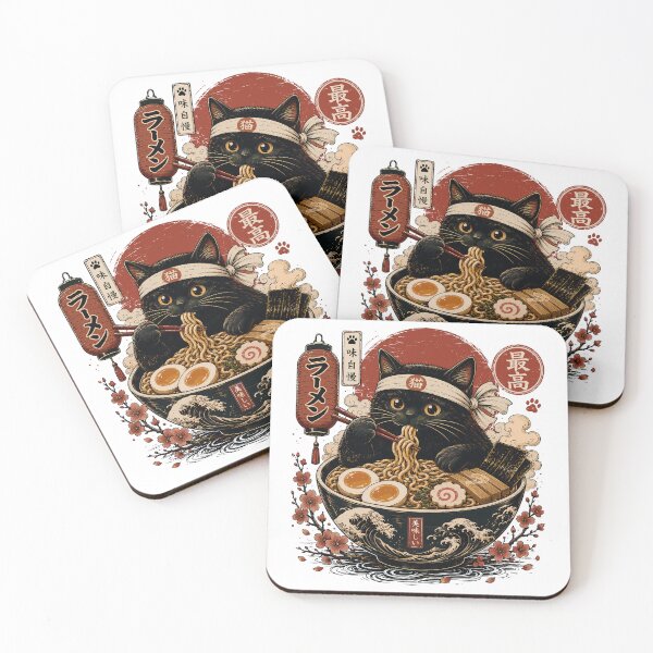 Item preview, Japanese Cat Ramen Noodle Lover designed and sold by gordonbwyashop.