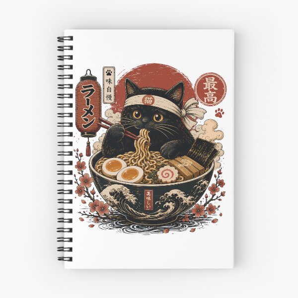 Item preview, Japanese Cat Ramen Noodle Lover designed and sold by gordonbwyashop.