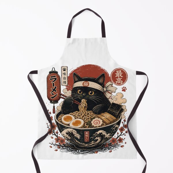 Item preview, Japanese Cat Ramen Noodle Lover designed and sold by gordonbwyashop.