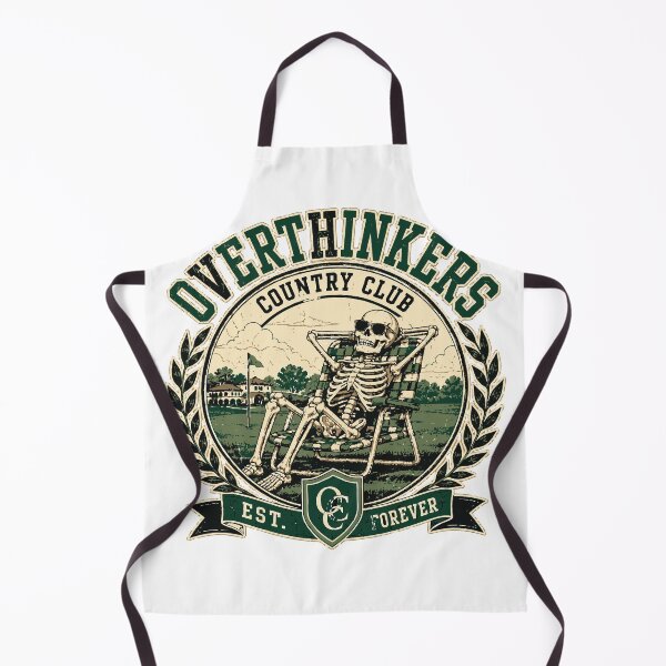Item preview, Overthinkers Country Club Vintage 90s Resort Ironic Skeleton designed and sold by Sunday.Supply.