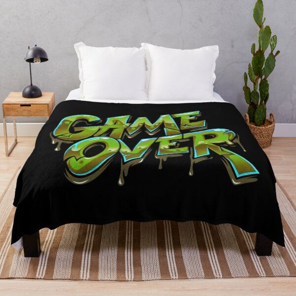 Item preview, Toxic Slime Game Over Typography designed and sold by MarCinu Art.