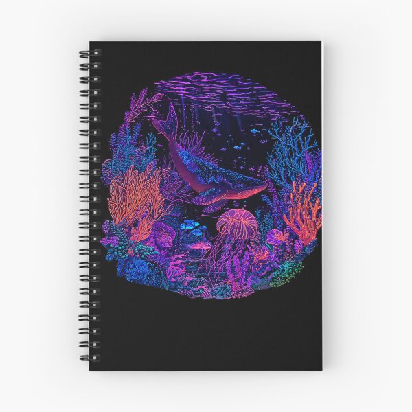 Item preview, Neon Reef Whale Design designed and sold by dRaBaBdesign.