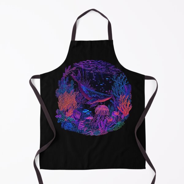 Item preview, Neon Reef Whale Design designed and sold by dRaBaBdesign.