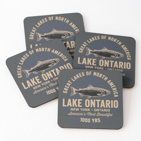 Item preview, Vintage Lake Ontario Sunset Great Lakes Retro Lake Ontario  designed and sold by gear-posters.
