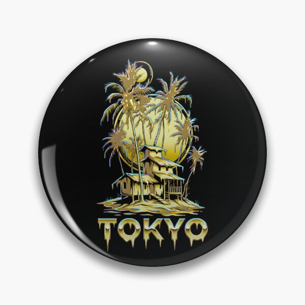 Item preview, Golden Tokyo Tropical Paradise designed and sold by MarCinu Art.