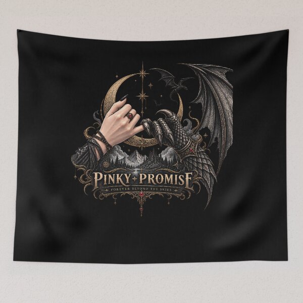 Item preview, Forever Beyond the Skies Dragon Rider Pinky Promise designed and sold by Crystal-Tree.