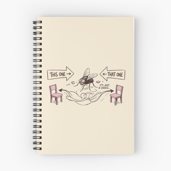 Item preview, Overthinking Fly – It’s Just a Choice Funny Comic designed and sold by InnerwayStudio.