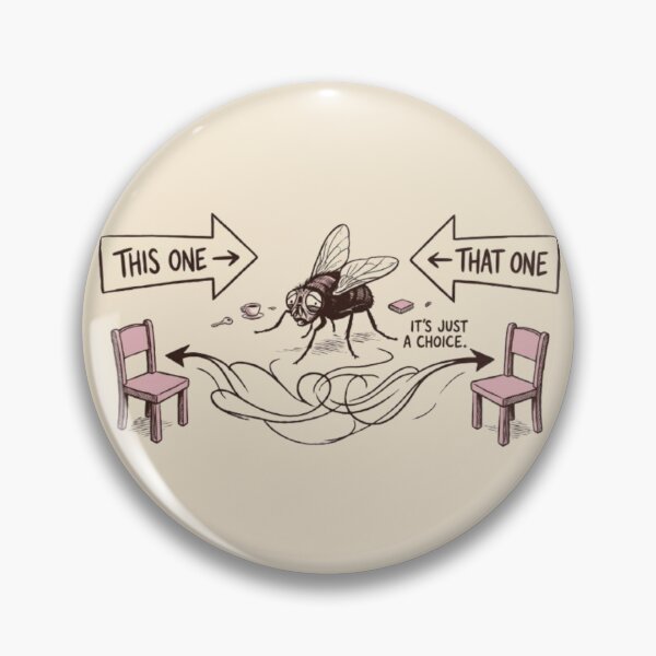 Item preview, Overthinking Fly – It’s Just a Choice Funny Comic designed and sold by InnerwayStudio.