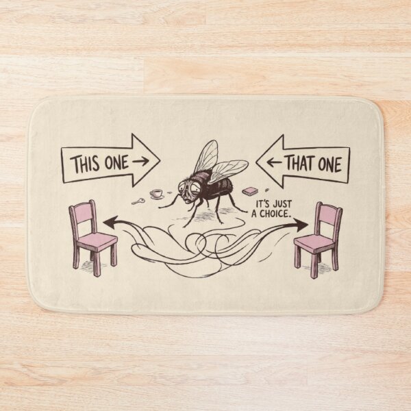 Item preview, Overthinking Fly – It’s Just a Choice Funny Comic designed and sold by InnerwayStudio.