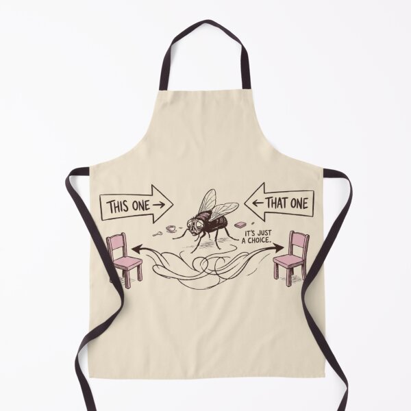 Item preview, Overthinking Fly – It’s Just a Choice Funny Comic designed and sold by InnerwayStudio.