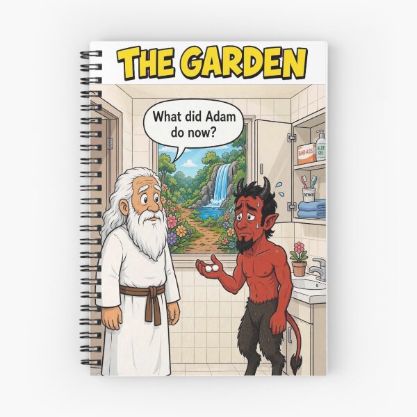 Item preview, The Garden - What Did Adam Do Now? designed and sold by Fort Chiswell Trading Company.
