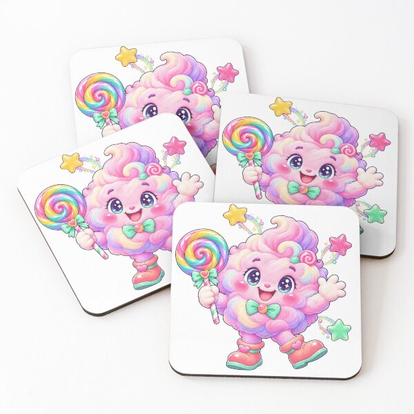 Item preview, Candy Cloud Mascot with Rainbow Lollipop designed and sold by AcruxUltra.