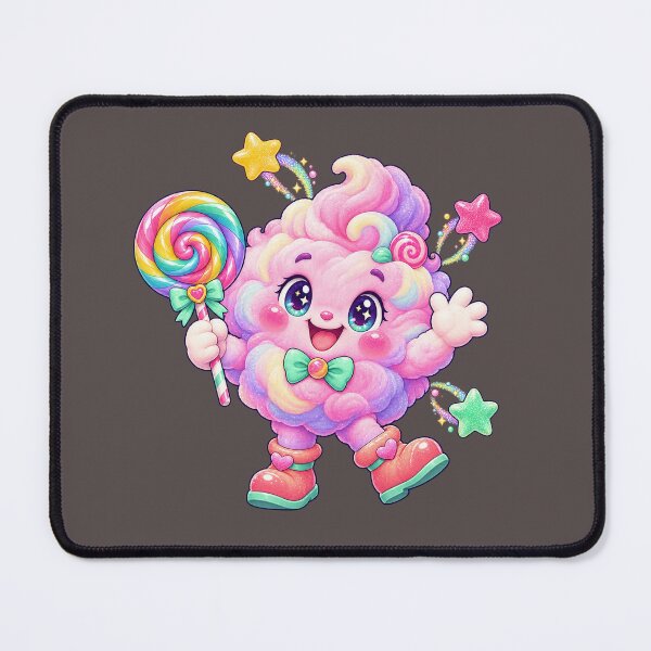 Item preview, Candy Cloud Mascot with Rainbow Lollipop designed and sold by AcruxUltra.