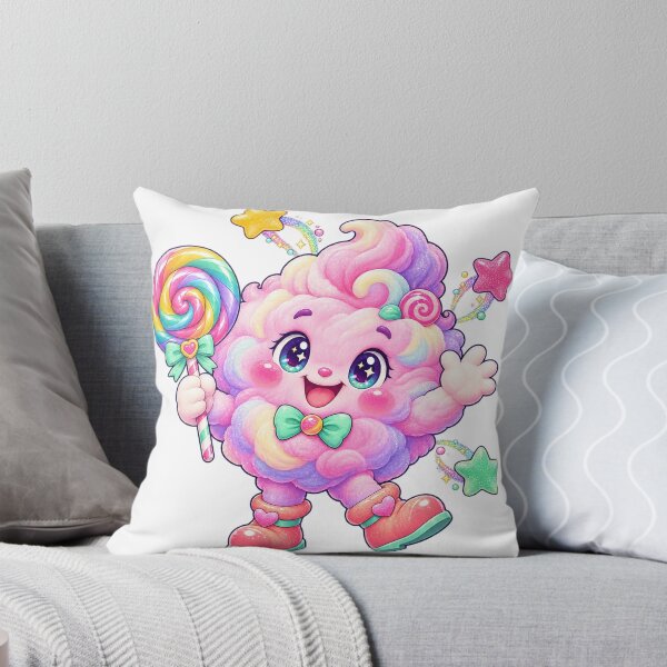 Item preview, Candy Cloud Mascot with Rainbow Lollipop designed and sold by AcruxUltra.