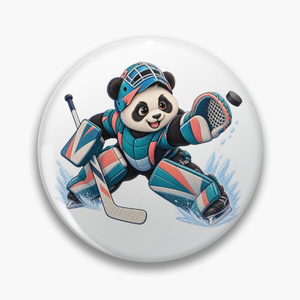 Item preview, Panda Hockey Goalie Makes the Save designed and sold by AcruxUltra.