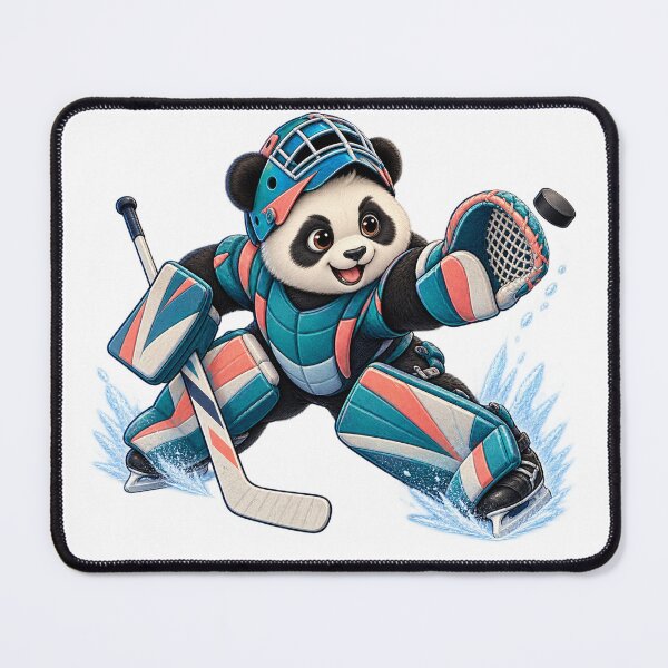 Item preview, Panda Hockey Goalie Makes the Save designed and sold by AcruxUltra.