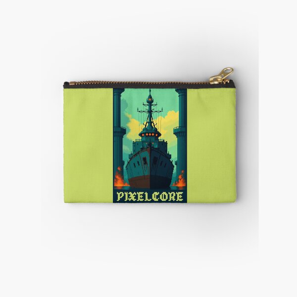 Item preview, Navy Battleship Boat Pixel Art {PIXELCORE} designed and sold by PIXELCORE-TEE.