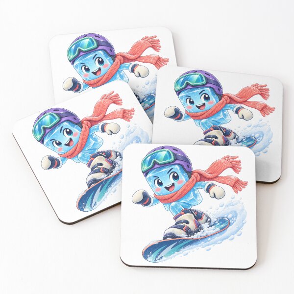 Item preview, Powder Carving Ice Cube Snowboard Adventure designed and sold by AcruxUltra.