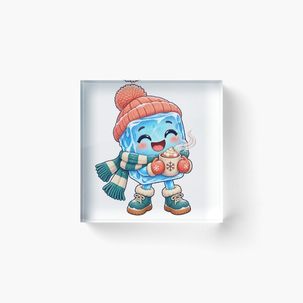 Item preview, Cozy Cocoa Ice Cube Winter Cheer designed and sold by AcruxUltra.
