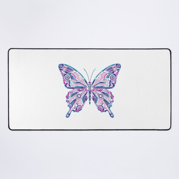 Item preview, Cybernetic Neon Circuit Butterfly designed and sold by MarCinu Art.