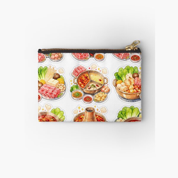Aperçu de l'œuvre Cuisine chinoise en fondue chinoise créée et vendue par PastelPetalsCo.