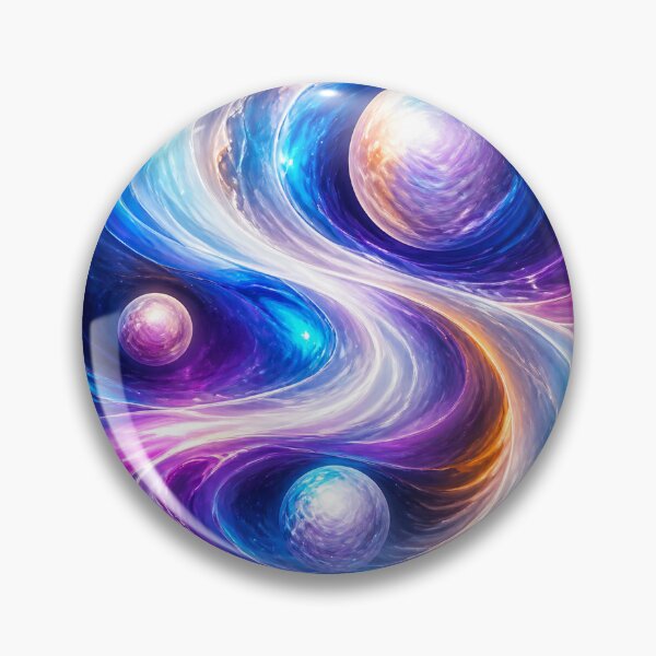 Item preview, Pearlescent Galaxies Dancing in Fluid Orbit designed and sold by AcruxUltra.