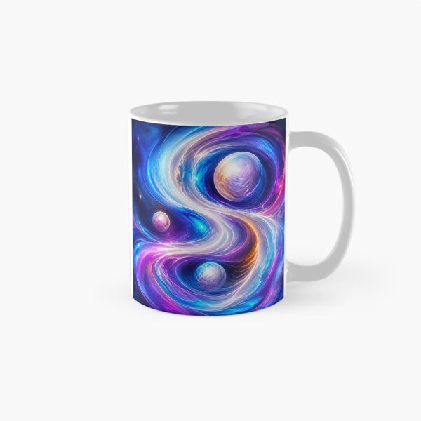 Item preview, Pearlescent Galaxies Dancing in Fluid Orbit designed and sold by AcruxUltra.