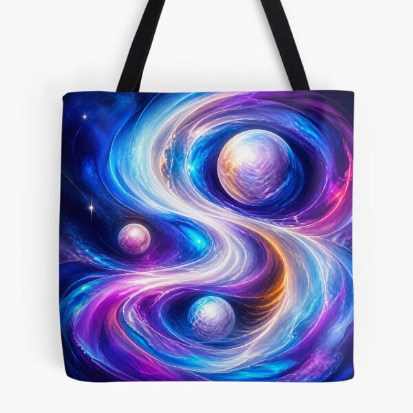 Item preview, Pearlescent Galaxies Dancing in Fluid Orbit designed and sold by AcruxUltra.