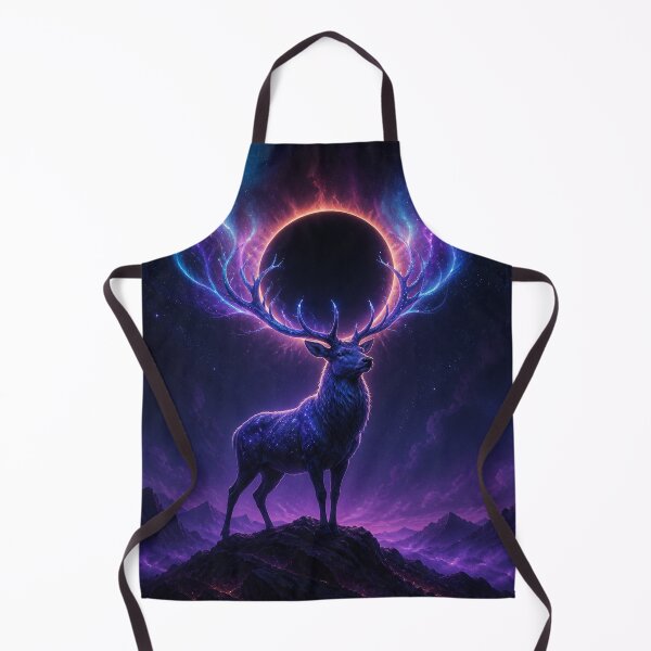 Item preview, Eclipse Stag Crowned in Cosmic Fire designed and sold by AcruxUltra.