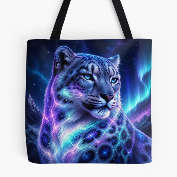 Item preview, Aurora Snow Leopard of the Midnight Peaks designed and sold by AcruxUltra.