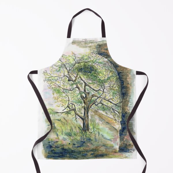Item preview, Ancient Stone Arch and Apple Tree designed and sold by Flowersforbear.