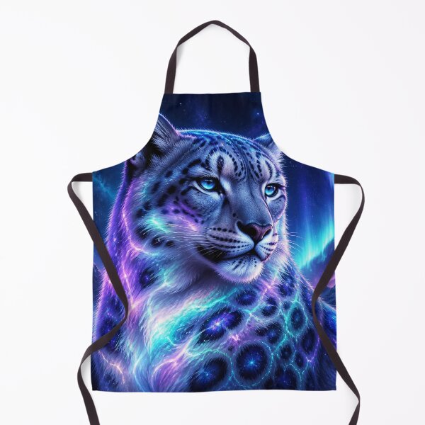 Item preview, Aurora Snow Leopard of the Midnight Peaks designed and sold by AcruxUltra.