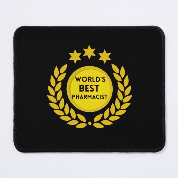 Item preview, World’s Best Pharmacist Gold Award Badge designed and sold by Seven-studio.