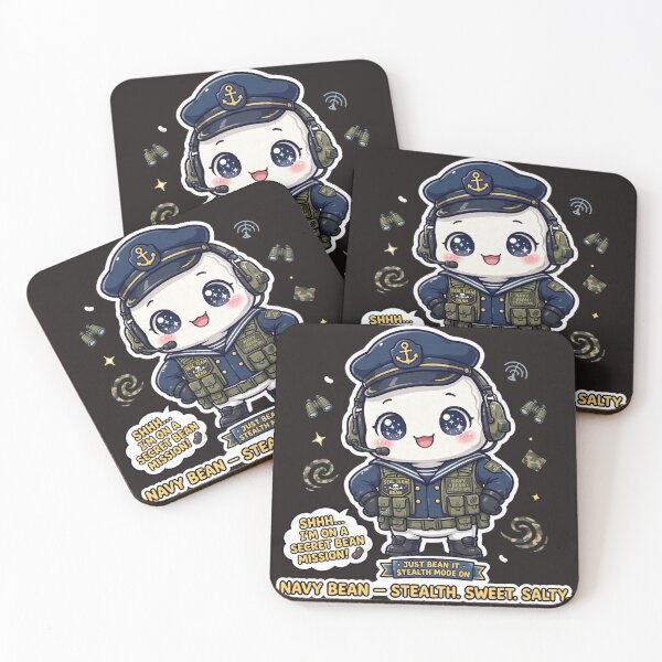 Item preview, Navy Bean Stealth Mode designed and sold by Fort Chiswell Trading Company.