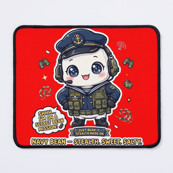 Item preview, Navy Bean Stealth Mode designed and sold by Fort Chiswell Trading Company.
