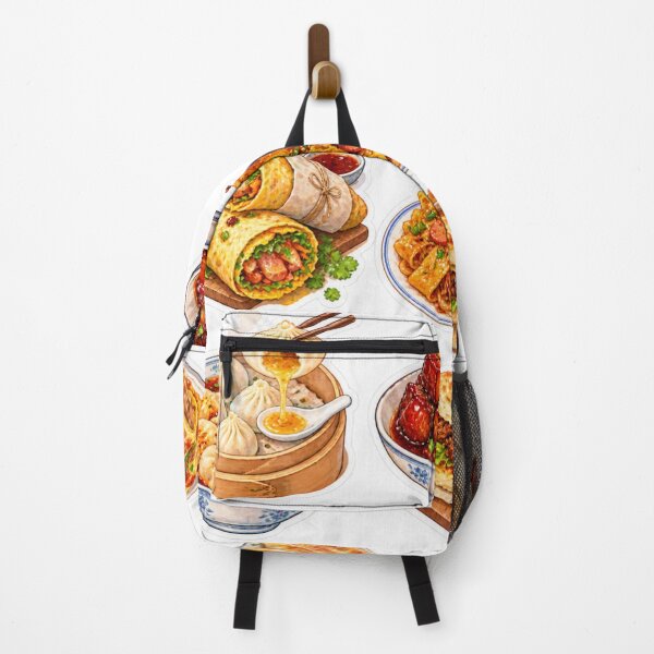 Item preview, Cute Watercolor Chinese Street Food Dim Sum Sticker Pack designed and sold by PastelPetalsCo.