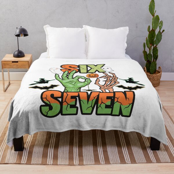 Item preview, Funny Halloween six seven meme witch skeleton hands retro spooky 67 meme designed and sold by ArtDesignTp.