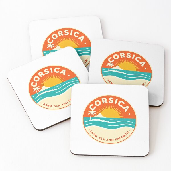 Item preview, Corsica Sand Sea Freedom – Mediterranean Island Travel Design designed and sold by VladisWorld.