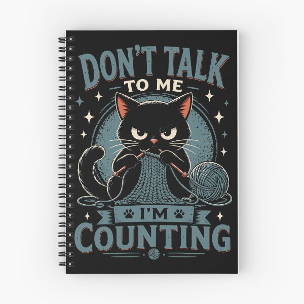 Item preview, Don't Talk To Me, I'm Counting Funny Knitting Humor designed and sold by gordonbwyashop.