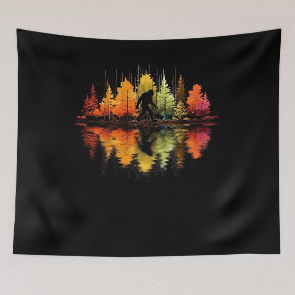 Item preview, Bigfoot Walking Forest Vintage designed and sold by charoen-design.