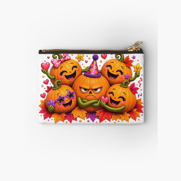 Item preview, Grumpy Pumpkin & Cheerful Friends – Cute Halloween Crew designed and sold by The Cutting Room.